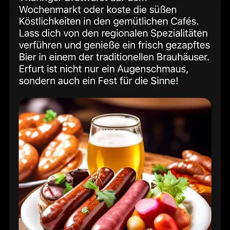 Schlafen In Erfurt- Nicht 0815 Appartement *