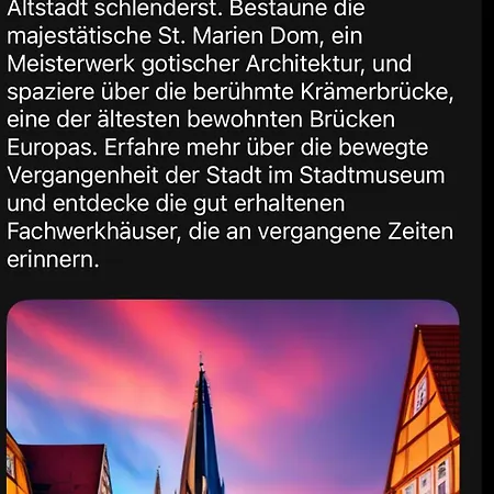 Apartment Schlafen In Erfurt- Nicht 0815 *